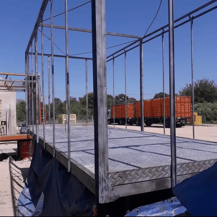 Camión después del arenado - Zona Norte