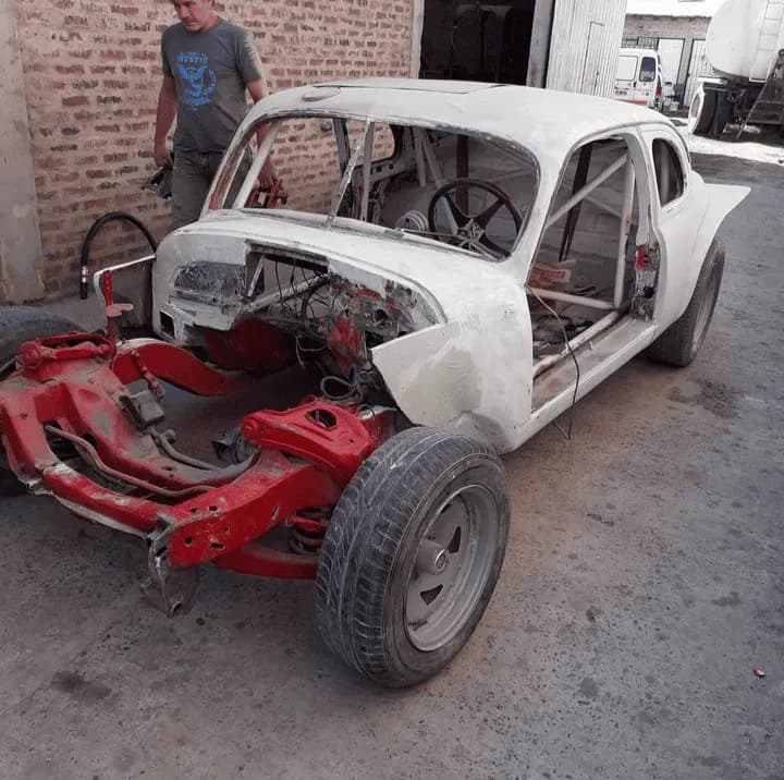 Chasis antes del arenado - Pilar