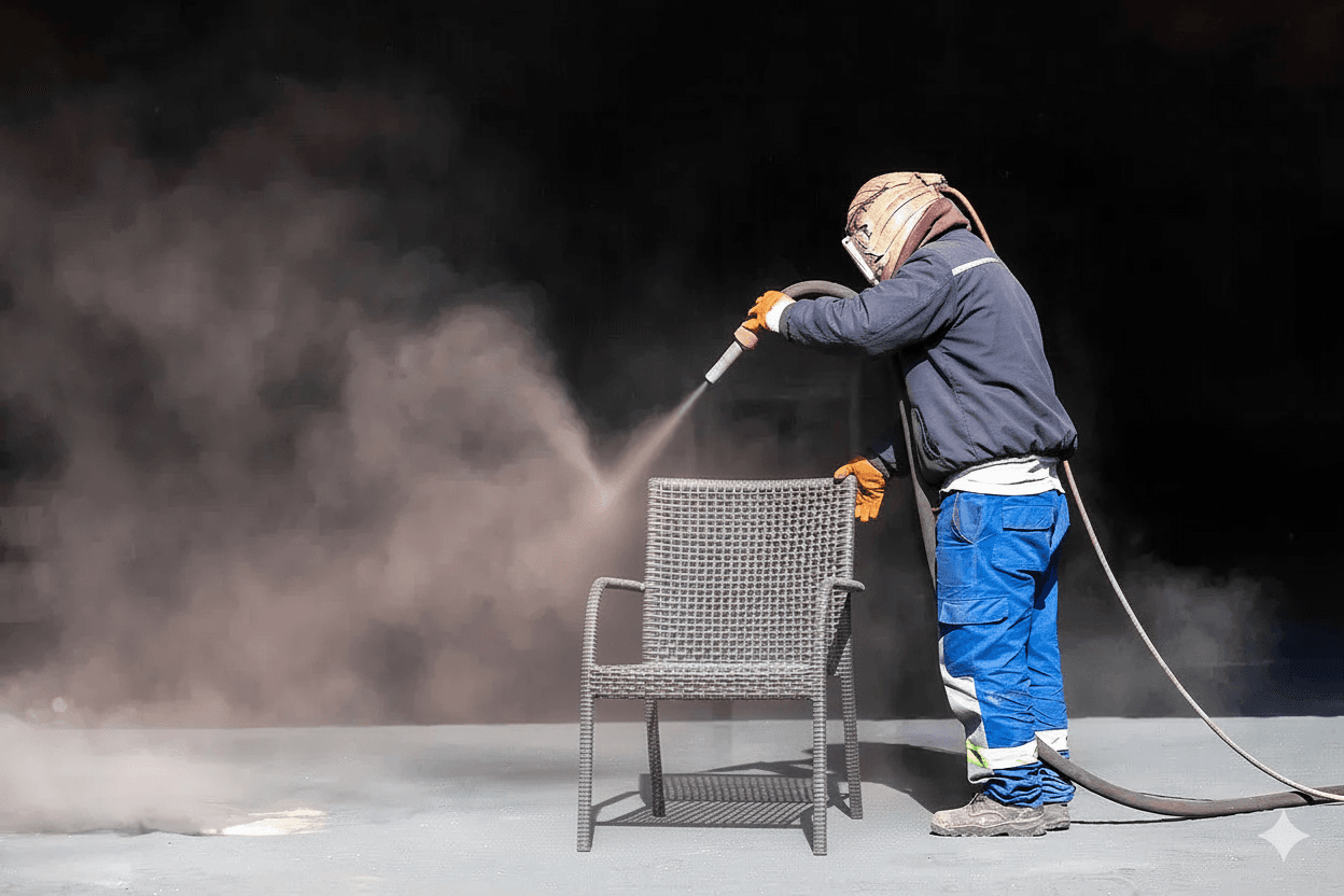 Arenado de piezas metálicas - Arenados Lucho